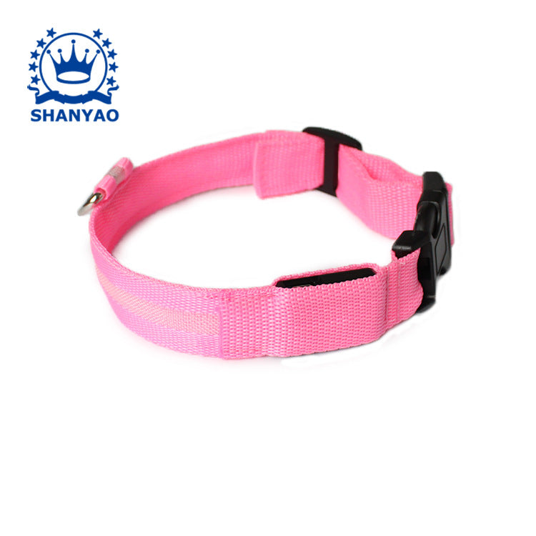 USB luminous dog collar