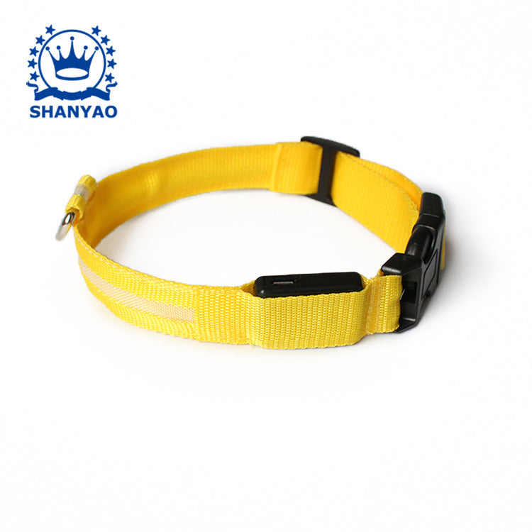 USB luminous dog collar