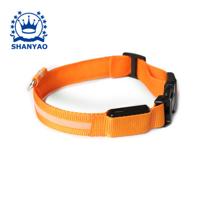 USB luminous dog collar