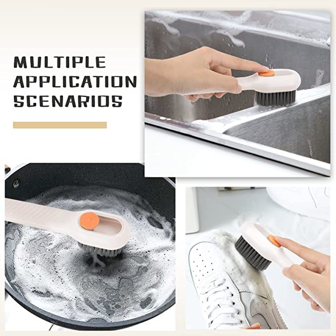 Automatic Liquid Discharge Shoe Brush