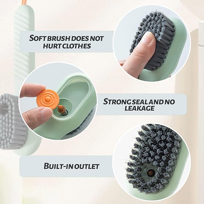 Automatic Liquid Discharge Shoe Brush