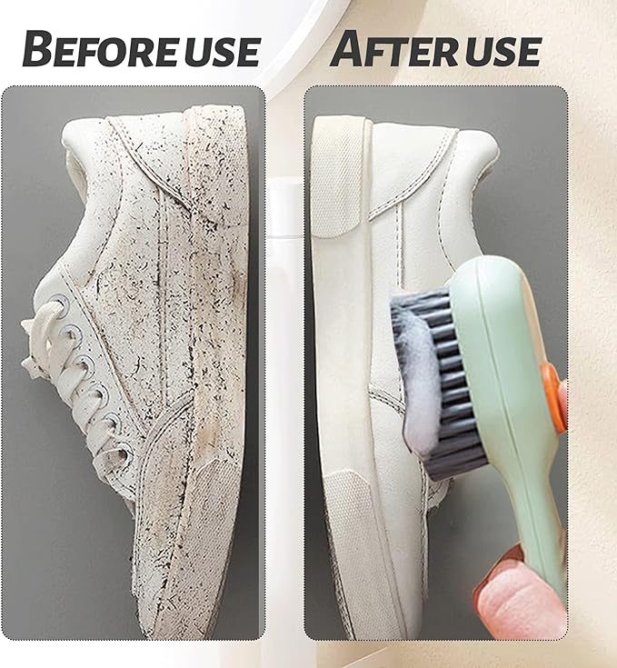 Automatic Liquid Discharge Shoe Brush